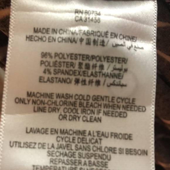 BCBGeneration Dress Asymmetrical Top Black Red White Blue Bottom Dress - Picture 10 of 10